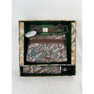 Sakroots Gift Set: Campus Mini Crossbody & Umbrella Sienna Spirit Desert Repreve